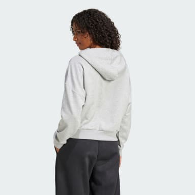 Sudadera con Gorro Essentials Big Logo French Terry Loose
