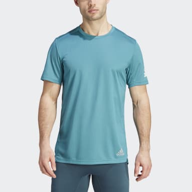 Polera Run It Turquesa Hombre Running