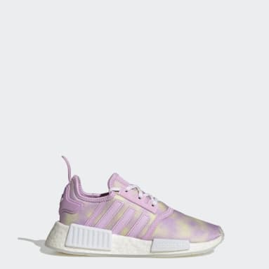 Youth 8-16 Years Originals Purple NMD_R1 Shoes