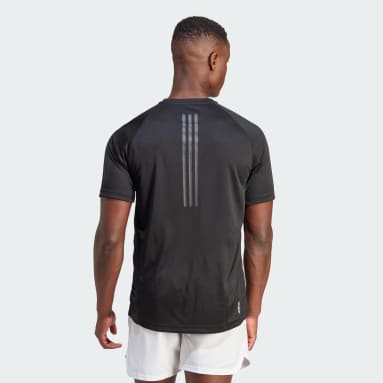 Polera de Entrenamiento Gym Heat Negro Hombre Training
