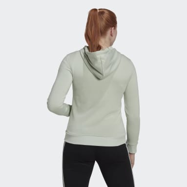 Half Sleeve Cropped Hoodie Coton NA-KD en coloris Vert Femme Vêtements Articles de sport et dentraînement Sweats à capuche 