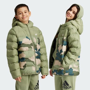 Synthetic Down Allover Print Jacket