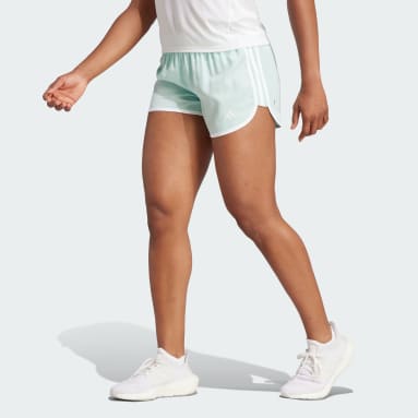 Shorts Corrida Marathon 20 Turquesa Mulher Running