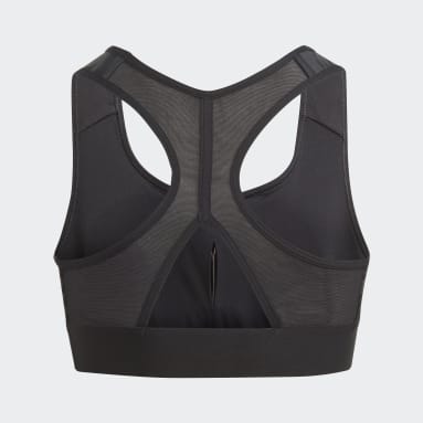 Sutiã Acolchoado para Desporto AEROREADY Powerreact – Criança Cinzento Raparigas Ginásio E Treino
