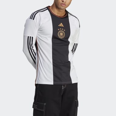 Camiseta manga larga primera equipación Alemania 22 Blanco Hombre Fútbol