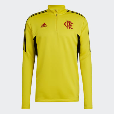 Moletom CR Flamengo Amarelo Homem Futebol
