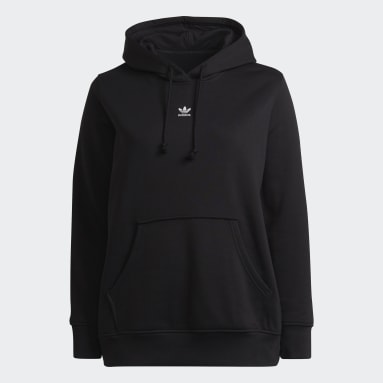Sweat-shirt à capuche Adicolor Essentials (Grandes tailles) Noir Femmes Originals