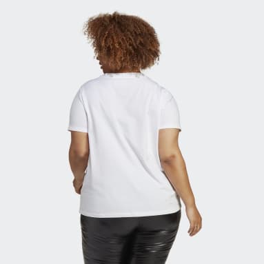 Adicolor Classics Trefoil T-skjorte (store størrelser) Hvit