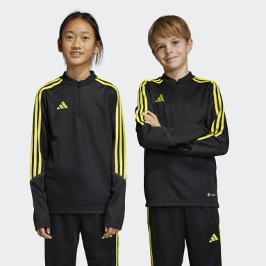 Kinder Fußball Tiro 23 Club Trainingsoberteil Schwarz
