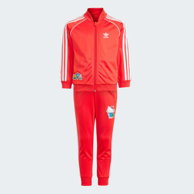 ADIDAS Junior - Ensemble de survêtement - framboise Couleur Rose Taille  9/12 mois