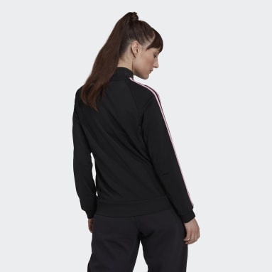 Giacca da allenamento Primegreen Essentials Warm-Up Slim 3-Stripes Nero Donna Sportswear