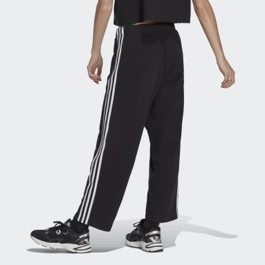 Pants Dobladillo Abierto Negro Mujer Originals