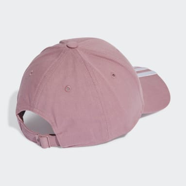 Gorra Béisbol 3 Rayas Sarga de Algodón Rosa Training