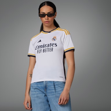 Women Football White Real Madrid 23/24 Home Jersey