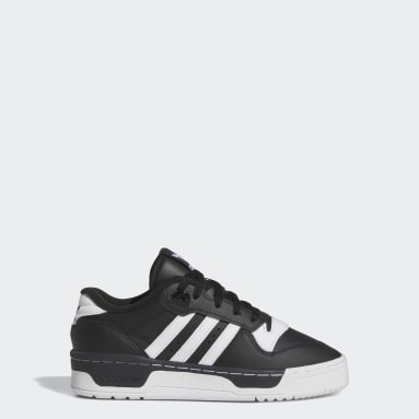 ADIDAS ORIGINALS RIVALRY LOW NOIR/BLANC - SNEAKERS ENFANT