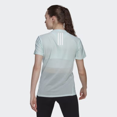Remera de Running Adi Runner Azul Mujer Running