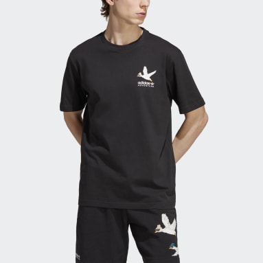 T-shirt adidas Adventure Graphic Duckies Noir Hommes Originals