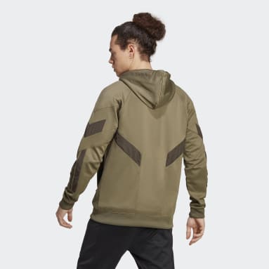 Track jacket adidas Rekive Hooded Verde Uomo Originals