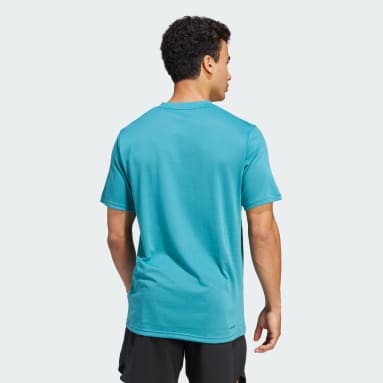 Camiseta Train Essentials Feelready Training Turquesa Hombre Gimnasio Y Entrenamiento