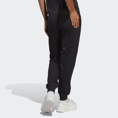 Joggers with Healing Crystals Inspired Graphics Czerń