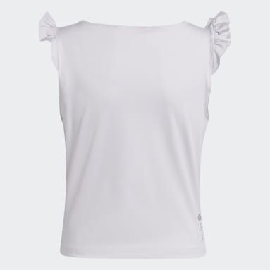 Camiseta sin mangas Yoga AEROREADY Violeta Niña Sportswear