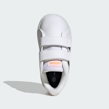 Infants Sportswear White Grand Court Lifestyle Hook and Loop Shoes