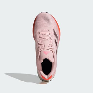 Adidas bright pink shoes top