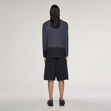 Y-3 DIPPED LONG SLEEVE TEE