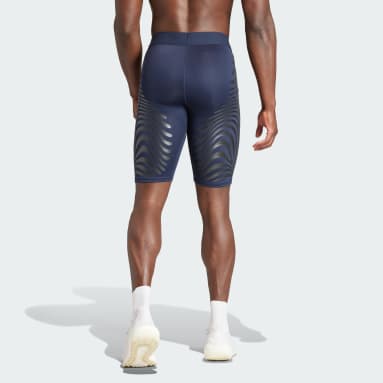 Männer Running Adizero Control Running kurze Tight Blau