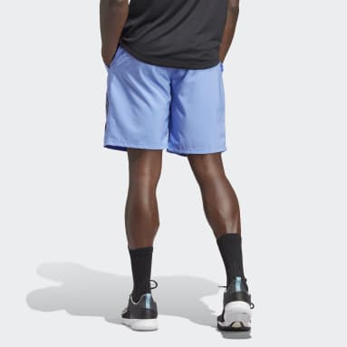 Shorts De Tenis Club 3 Rayas Azul Hombre Tennis