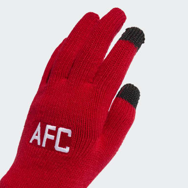 Football Red Arsenal Gloves