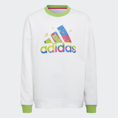 Youth Sportswear White adidas x LEGO® VIDIYO™ Crewneck Sweatshirt