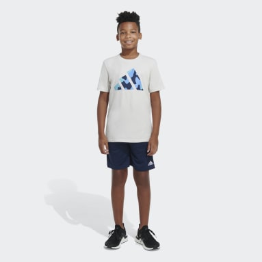 T-shirt à logo camouflage Beige Adolescents 8-16 Years Lifestyle