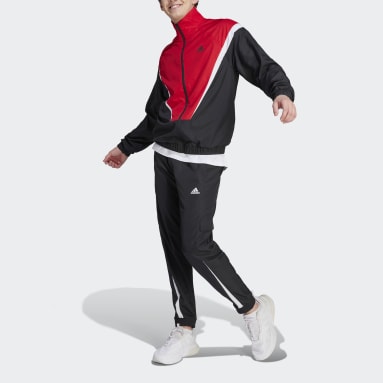 Sportswear Woven Non-Hooded Track Suit Czerń