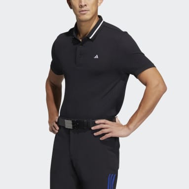 남성 Golf Black 스테이트먼트 프라임니트 심리스 폴로 셔츠