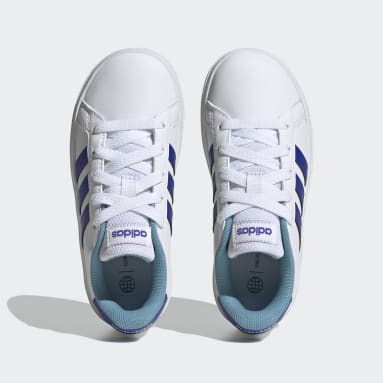 Tenis adidas Grand Court Lifestyle para Tenis con Cordones Blanco Niño essentials