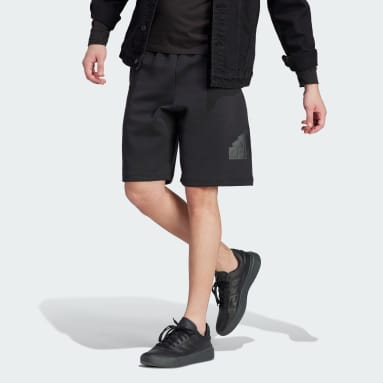 Mens fleece hot sale shorts adidas