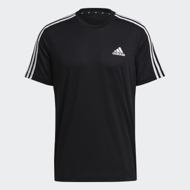 T-shirt AEROREADY Designed To Move Sport 3-Stripes Noir Hommes Fitness Et Training
