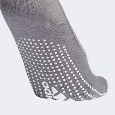 Studio šedá Ponožky Yoga - M/L