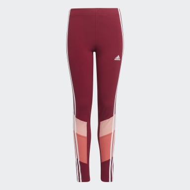 Mädchen Sportswear Colorblock Tight Rot