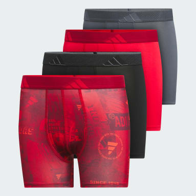 Youth Microfiber Graphic 4-Pack Boxer Briefs