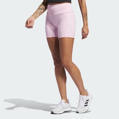 Pink Sporty Cover Up Shorts X28011