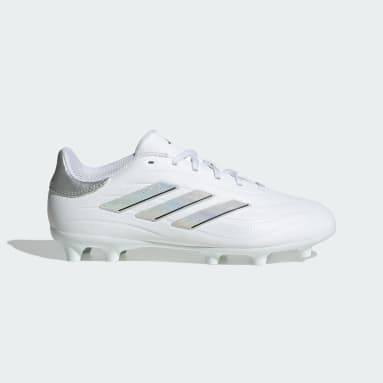 Kids Football White Copa Pure II League Firm Ground Boots