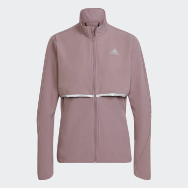 adidas Own The Run Soft Shell Jacket Fioletowy