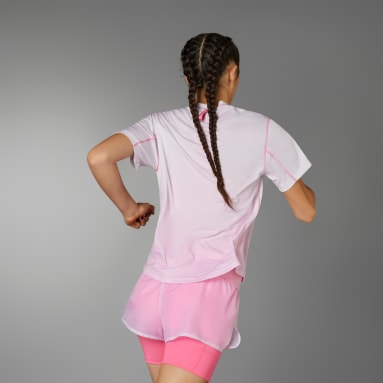 ผู้หญิง วิ่ง สีชมพู เสื้อวิ่ง Tokyo