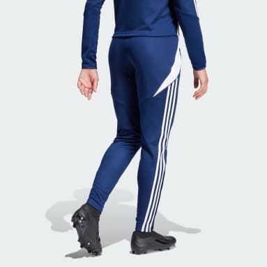 Adidas Primegreen Aeroready Legging Womens Sz L Blue Color Block Athletic  Pants