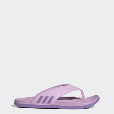 Women's Sportswear Purple Adilette Comfort Flip-Flops