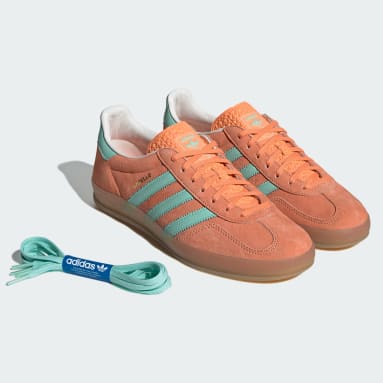 Men Originals Orange Gazelle Indoor Shoes