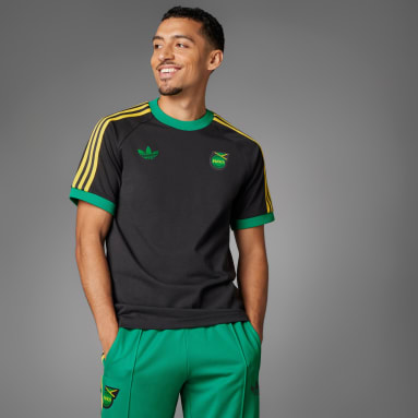 T-shirt adicolor 3-Stripes Jamaica Nero Calcio