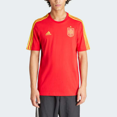 Muži Futbal červená Tričko Spain DNA 3-Stripes